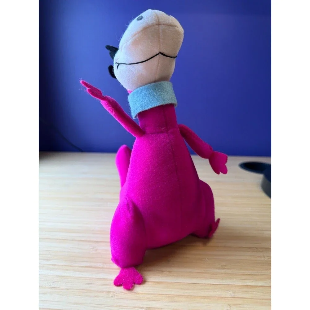 Vintage Flintstones Dino Plush Pink Strottman Hanna Barbera 9